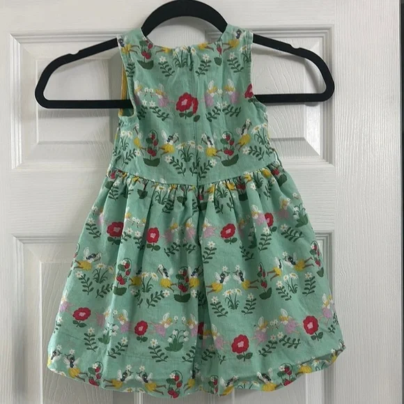 Mini Boden Floral Green with Fairies Kids Dress 2-3y - Picture 3 of 5
